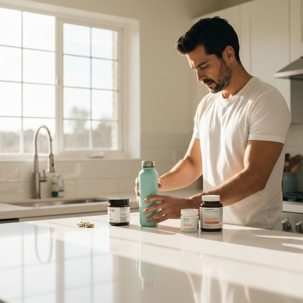 Men's everyday lifestyle and routine